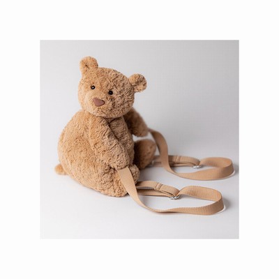 Jellycat Bartholomew Bear Backpack Bag USA | 98067OEWA